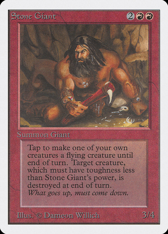Stone Giant [Unlimited Edition] MTG Single Magic: The Gathering    | Red Claw Gaming