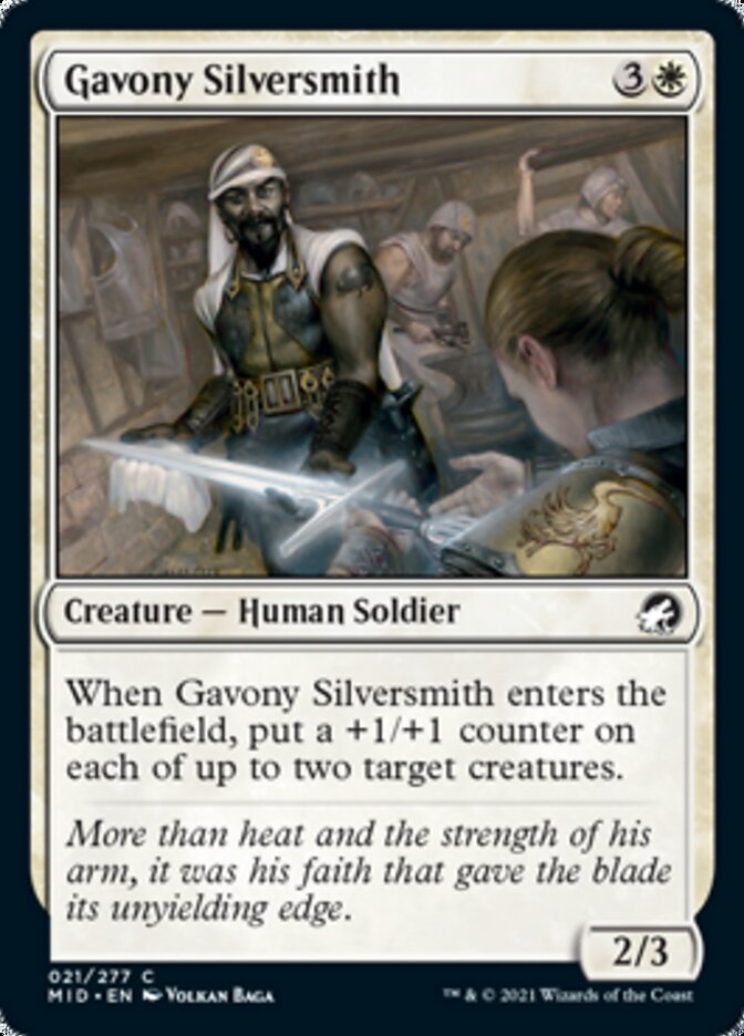 Gavony Silversmith [Innistrad: Midnight Hunt] MTG Single Magic: The Gathering    | Red Claw Gaming