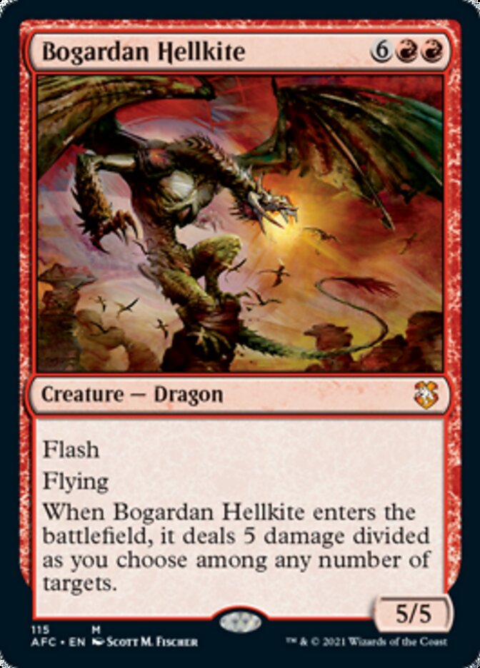 Bogardan Hellkite [Dungeons & Dragons: Adventures in the Forgotten Realms Commander] MTG Single Magic: The Gathering    | Red Claw Gaming