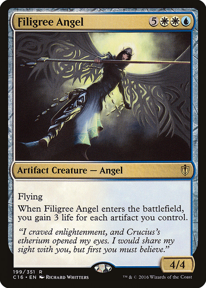 Filigree Angel [Commander 2016] MTG Single Magic: The Gathering    | Red Claw Gaming