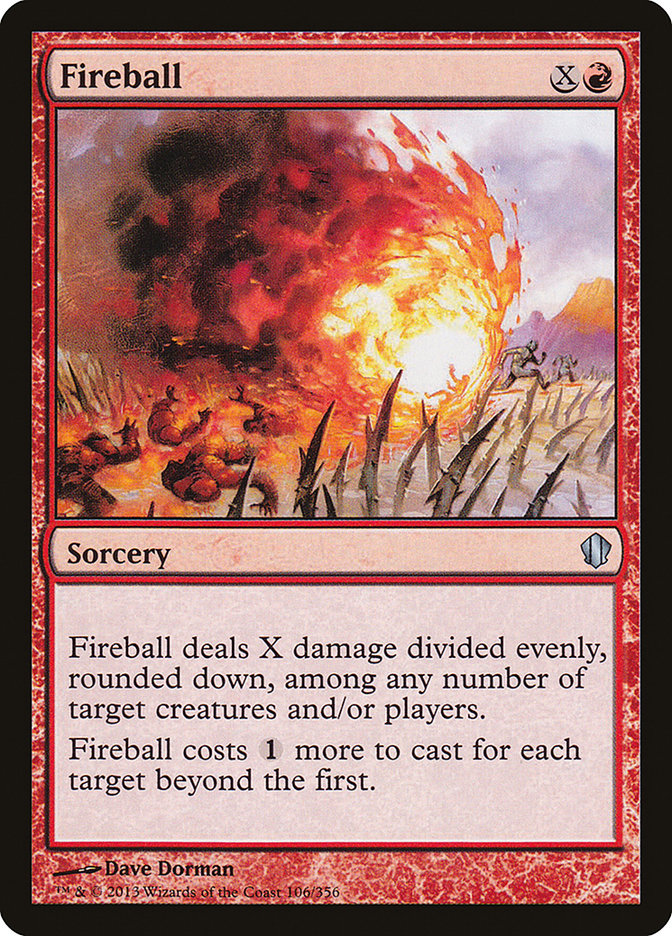 Fireball [Commander 2013] MTG Single Magic: The Gathering    | Red Claw Gaming