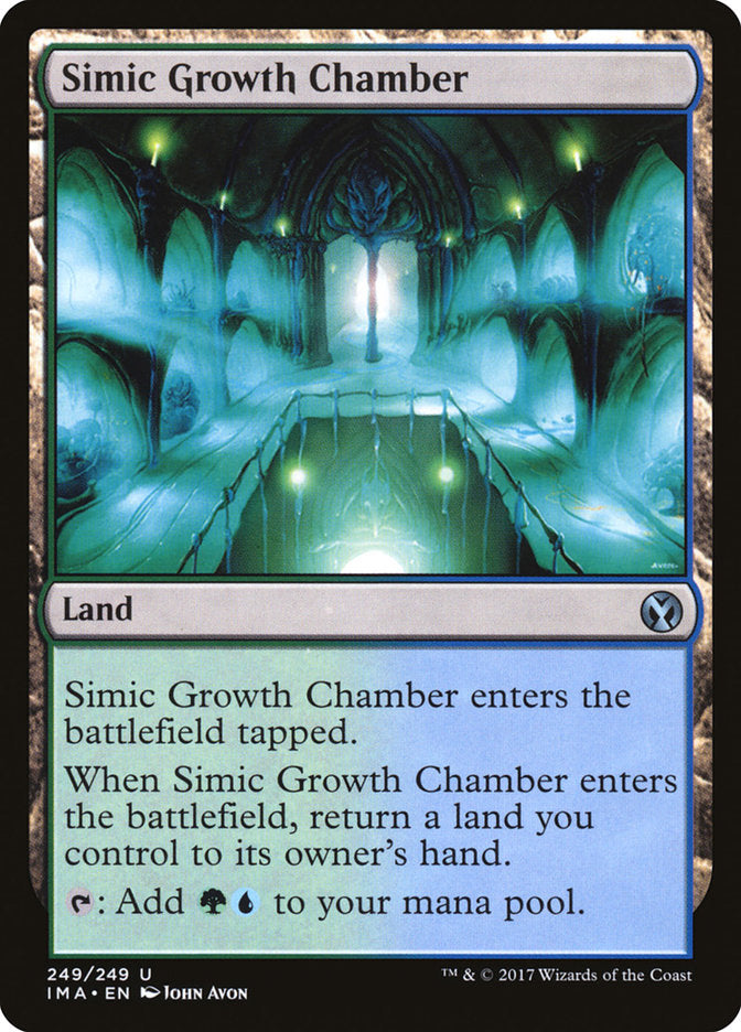 Simic Growth Chamber [Iconic Masters] MTG Single Magic: The Gathering    | Red Claw Gaming