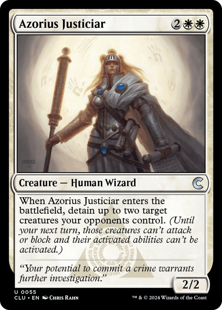 Azorius Justiciar [Ravnica: Clue Edition] MTG Single Magic: The Gathering    | Red Claw Gaming
