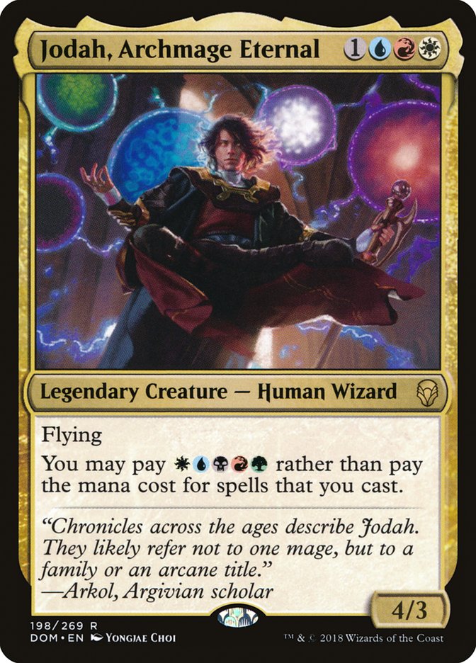 Jodah, Archmage Eternal [Dominaria] MTG Single Magic: The Gathering    | Red Claw Gaming