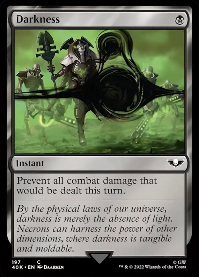 Darkness (Surge Foil) [Warhammer 40,000] MTG Single Magic: The Gathering    | Red Claw Gaming