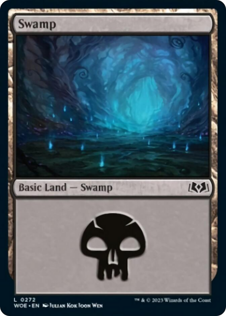 Swamp (0272) [Wilds of Eldraine] MTG Single Magic: The Gathering    | Red Claw Gaming
