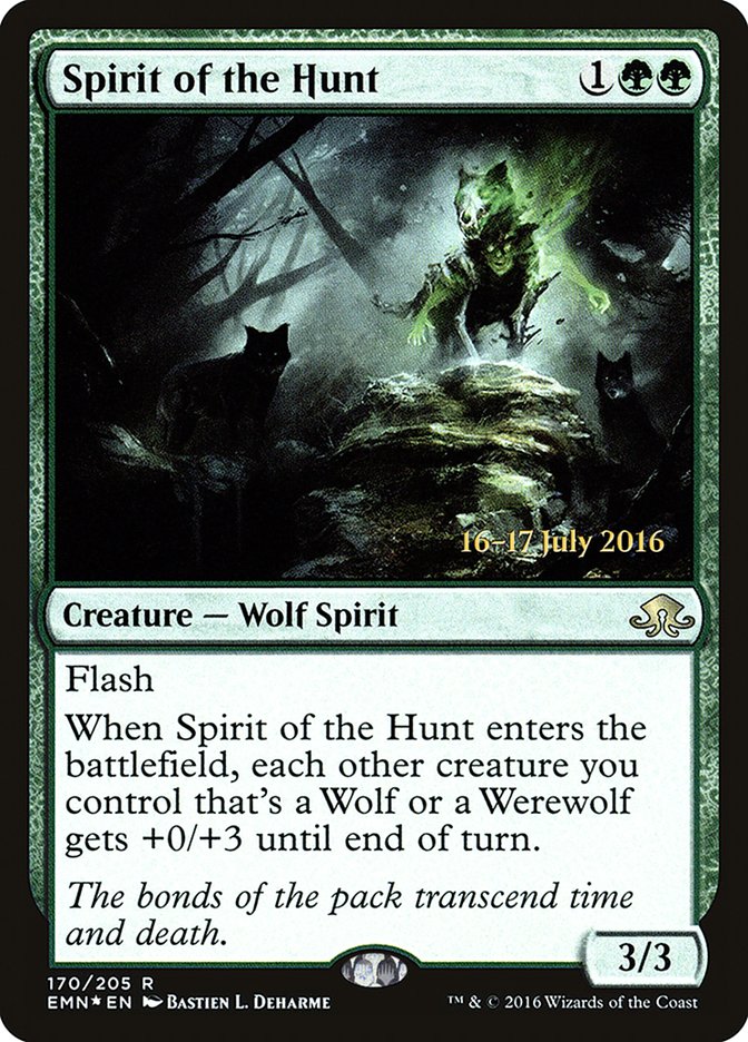 Spirit of the Hunt [Eldritch Moon Prerelease Promos] MTG Single Magic: The Gathering    | Red Claw Gaming