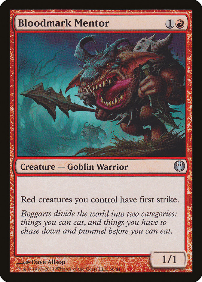 Bloodmark Mentor [Duel Decks: Knights vs. Dragons] MTG Single Magic: The Gathering    | Red Claw Gaming