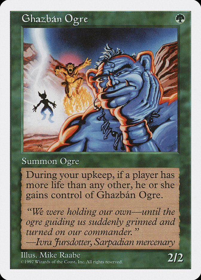 Ghazban Ogre [Fifth Edition] MTG Single Magic: The Gathering    | Red Claw Gaming