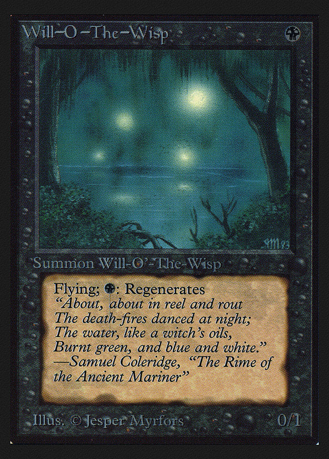 Will-o'-the-Wisp [International Collectors' Edition] MTG Single Magic: The Gathering    | Red Claw Gaming