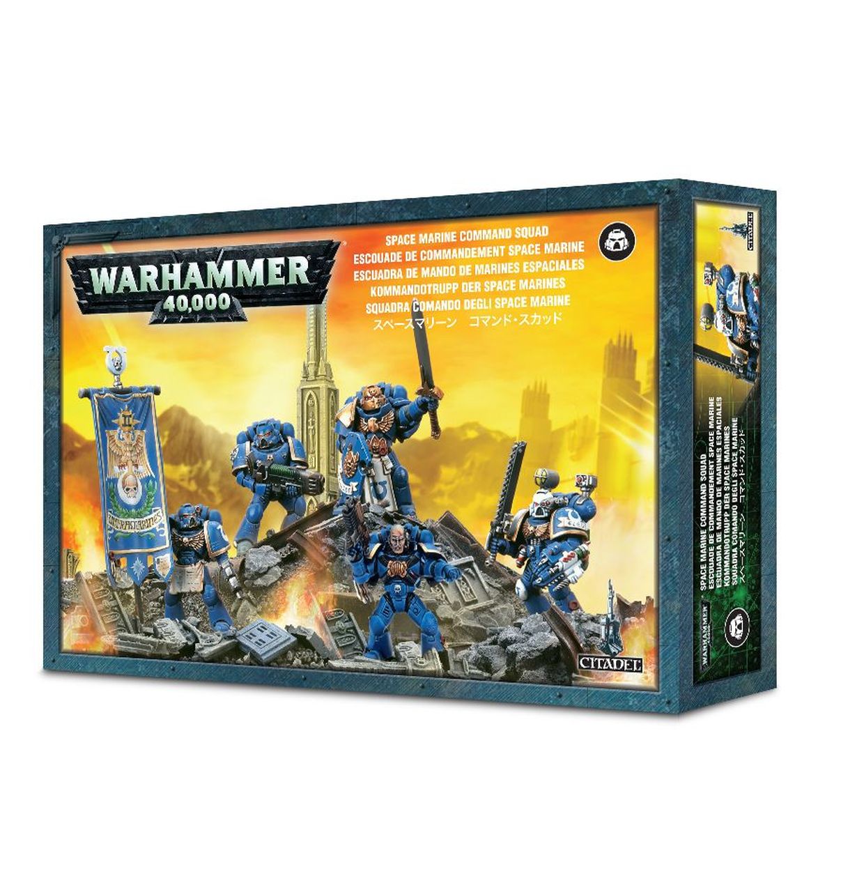 SPACE MARINES COMMAND SQUAD Space Marines Games Workshop | Red Claw Gaming