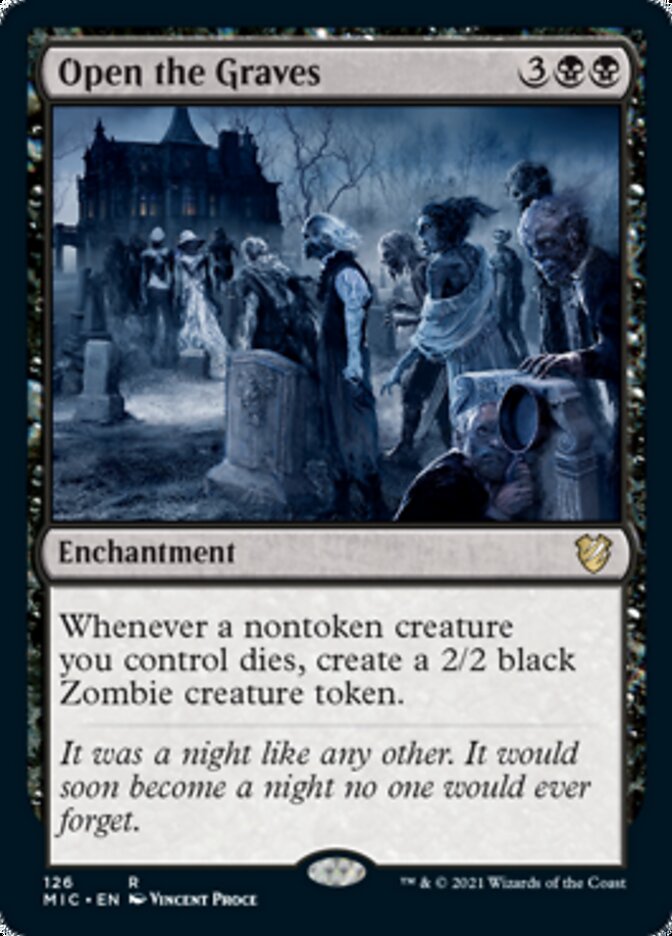 Open the Graves [Innistrad: Midnight Hunt Commander] MTG Single Magic: The Gathering    | Red Claw Gaming