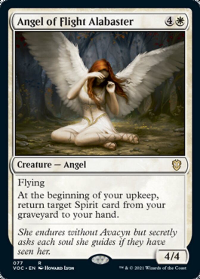 Angel of Flight Alabaster [Innistrad: Crimson Vow Commander] MTG Single Magic: The Gathering    | Red Claw Gaming