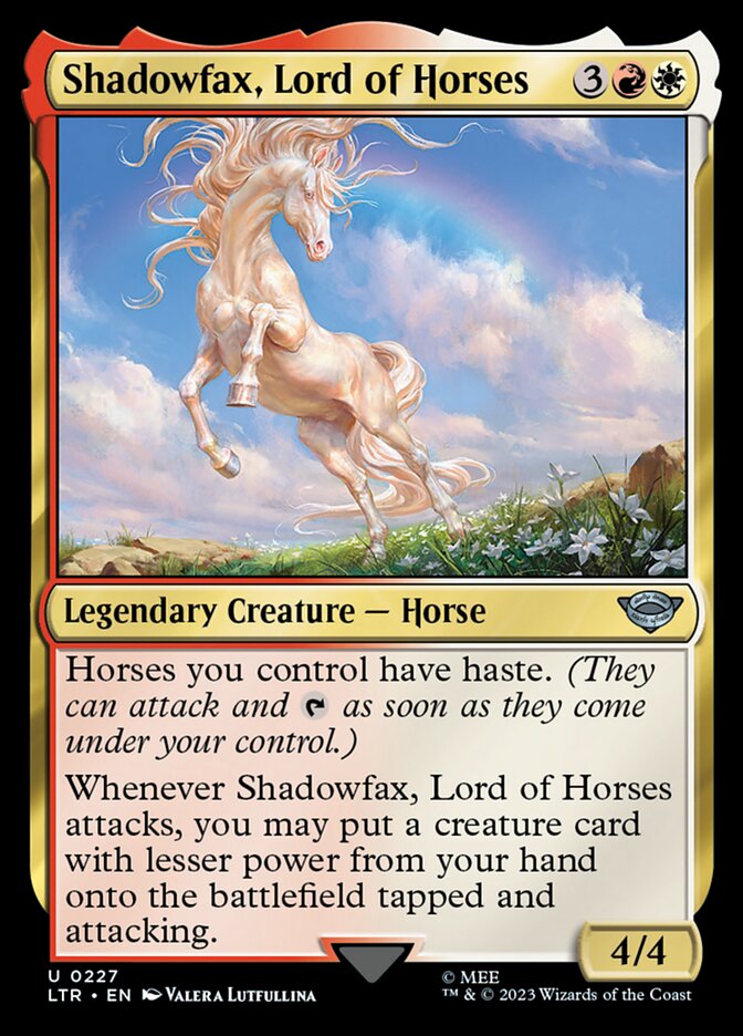 Shadowfax, Lord of Horses [The Lord of the Rings: Tales of Middle-Earth] MTG Single Magic: The Gathering    | Red Claw Gaming