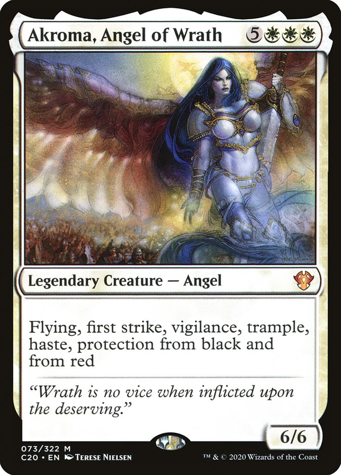 Akroma, Angel of Wrath [Commander 2020] MTG Single Magic: The Gathering    | Red Claw Gaming