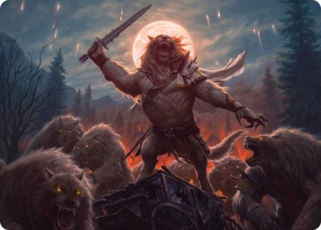 Tovolar, the Midnight Scourge 1 Art Card [Innistrad: Midnight Hunt Art Series] MTG Single Magic: The Gathering    | Red Claw Gaming