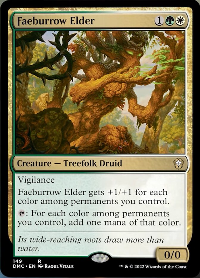 Faeburrow Elder [Dominaria United Commander] MTG Single Magic: The Gathering    | Red Claw Gaming