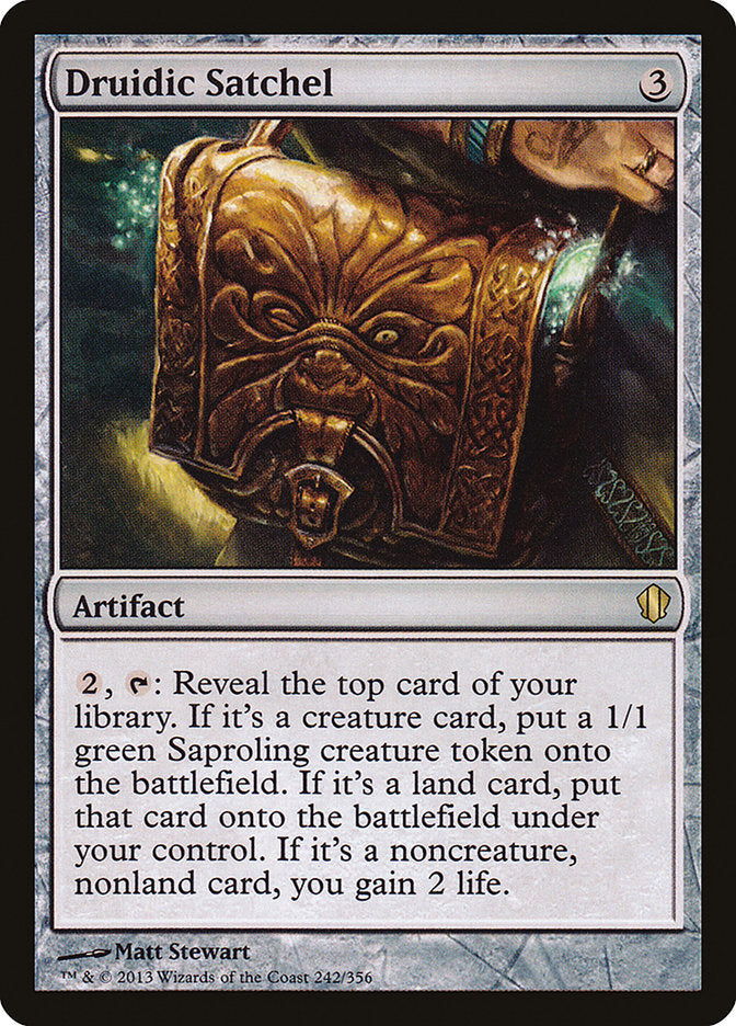 Druidic Satchel [Commander 2013] MTG Single Magic: The Gathering    | Red Claw Gaming