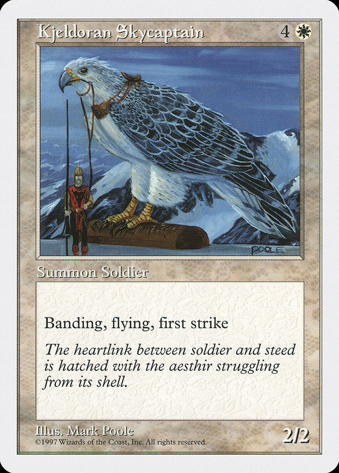 Kjeldoran Skycaptain [Fifth Edition] MTG Single Magic: The Gathering    | Red Claw Gaming