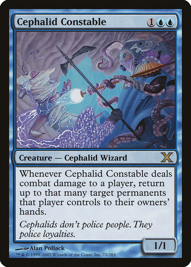 Cephalid Constable [Tenth Edition] MTG Single Magic: The Gathering    | Red Claw Gaming