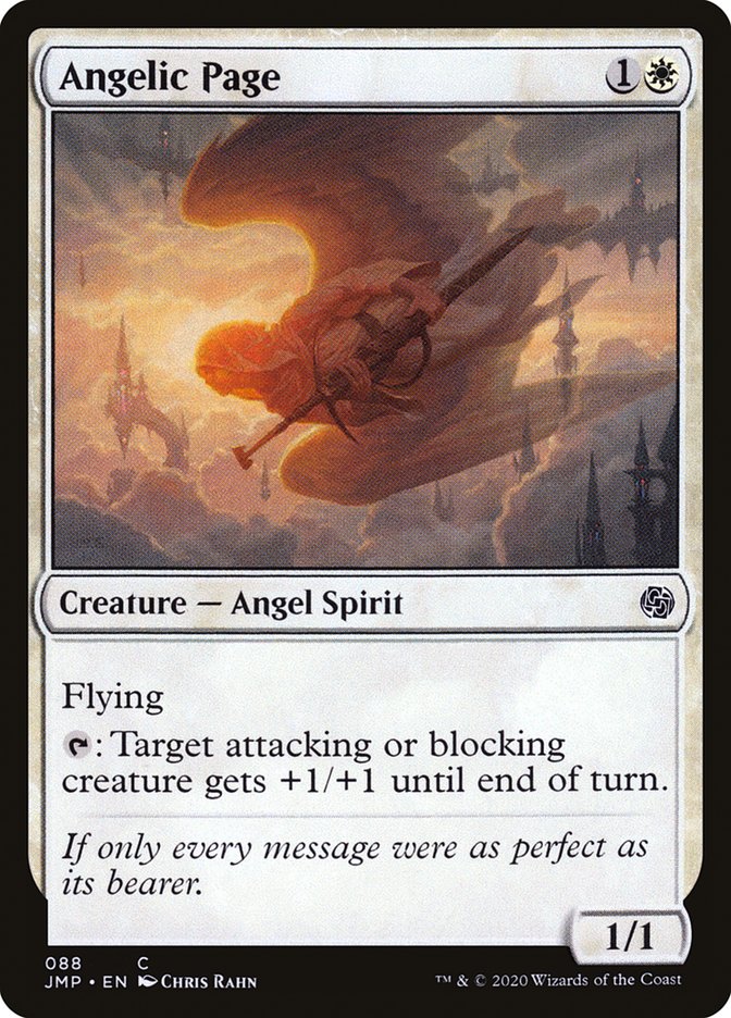 Angelic Page [Jumpstart] MTG Single Magic: The Gathering    | Red Claw Gaming