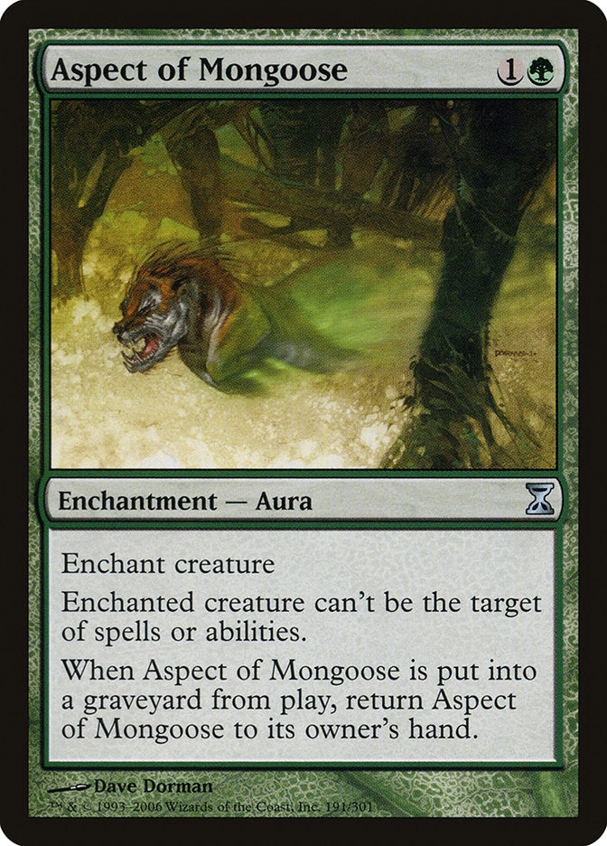 Aspect of Mongoose [Time Spiral] MTG Single Magic: The Gathering    | Red Claw Gaming