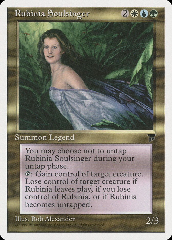 Rubinia Soulsinger [Chronicles] MTG Single Magic: The Gathering    | Red Claw Gaming