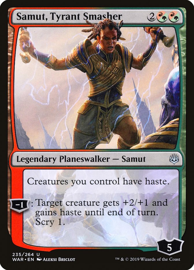 Samut, Tyrant Smasher [War of the Spark] MTG Single Magic: The Gathering    | Red Claw Gaming