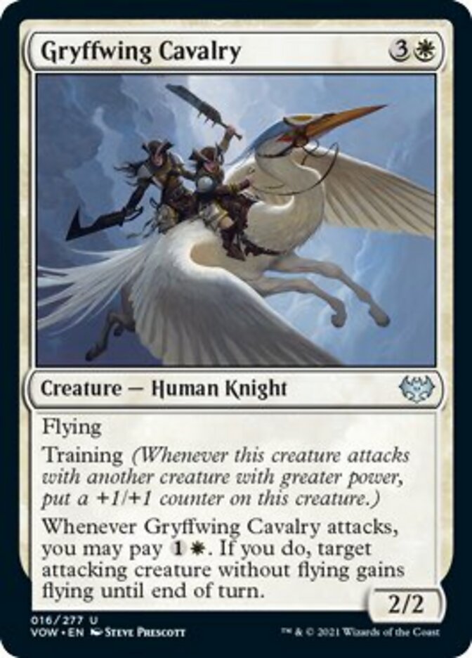 Gryffwing Cavalry [Innistrad: Crimson Vow] MTG Single Magic: The Gathering    | Red Claw Gaming