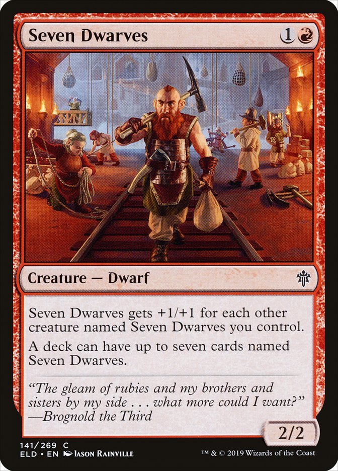 Seven Dwarves [Throne of Eldraine] MTG Single Magic: The Gathering    | Red Claw Gaming