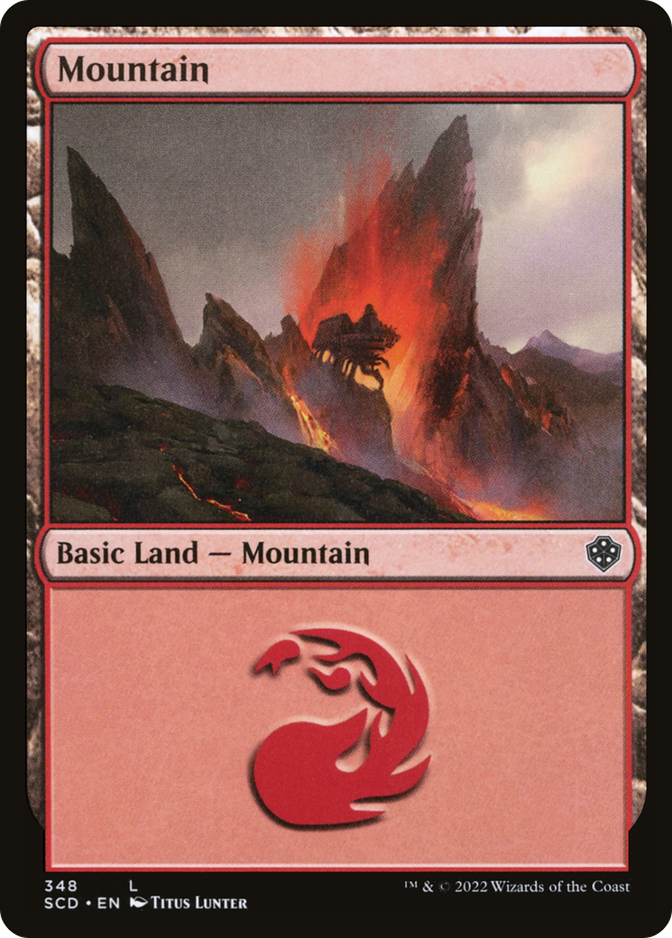 Mountain (348) [Starter Commander Decks] MTG Single Magic: The Gathering    | Red Claw Gaming