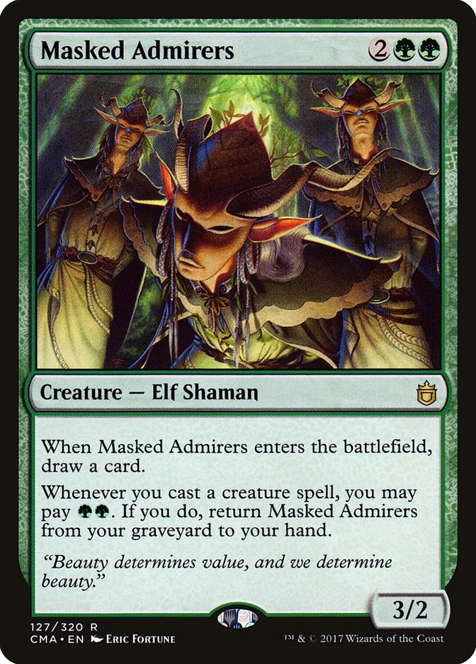 Masked Admirers [Commander Anthology] MTG Single Magic: The Gathering    | Red Claw Gaming