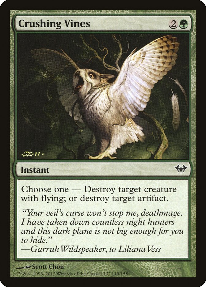 Crushing Vines [Dark Ascension] MTG Single Magic: The Gathering    | Red Claw Gaming