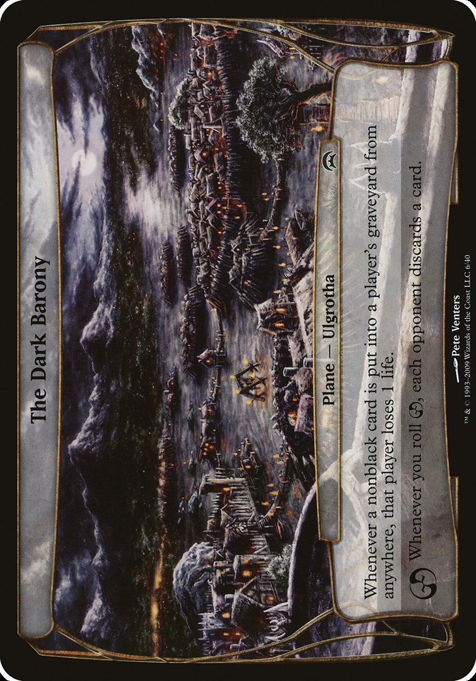 The Dark Barony (Planes) [Planechase Planes] MTG Single Magic: The Gathering    | Red Claw Gaming