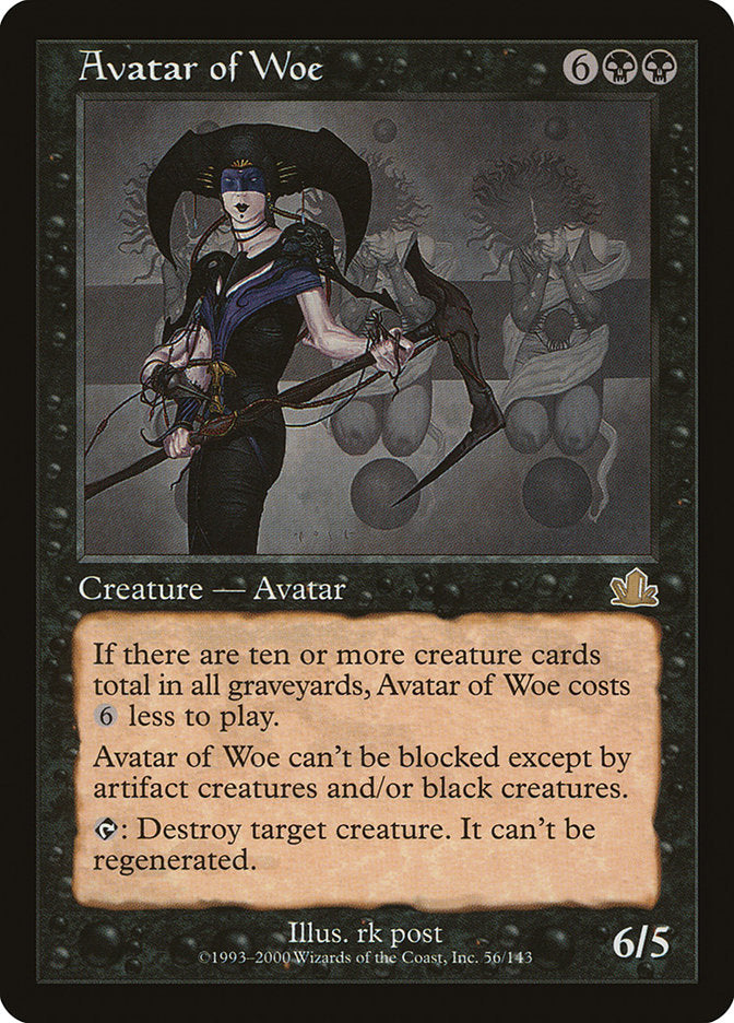Avatar of Woe [Prophecy] MTG Single Magic: The Gathering    | Red Claw Gaming