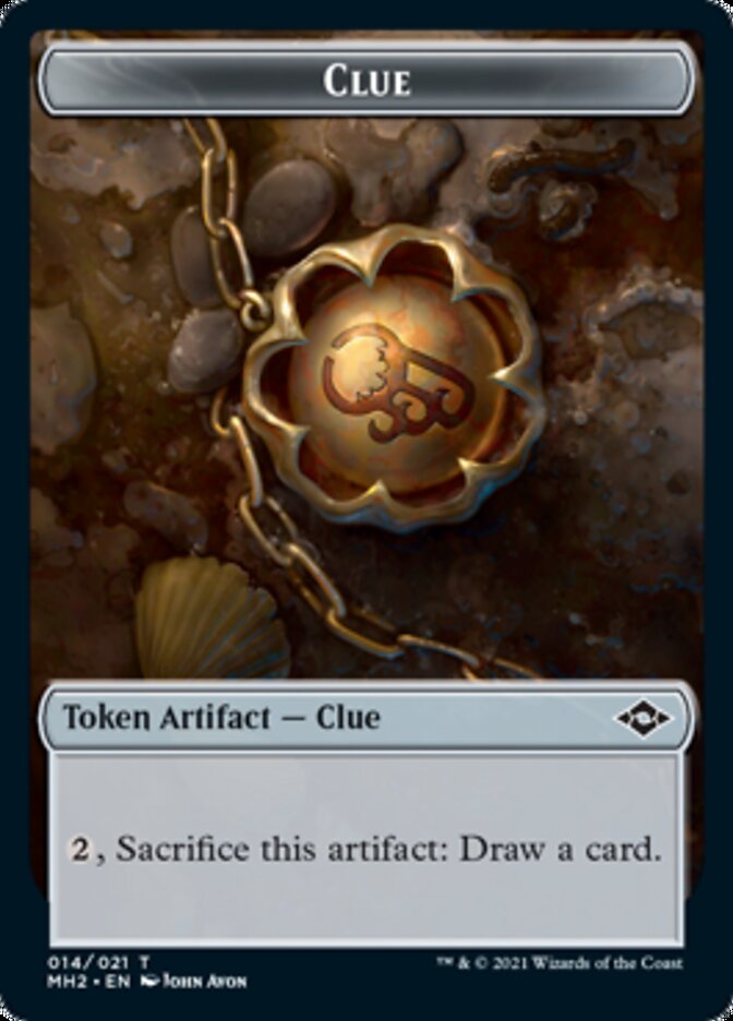 Clue Token (14) [Modern Horizons 2 Tokens] MTG Single Magic: The Gathering    | Red Claw Gaming