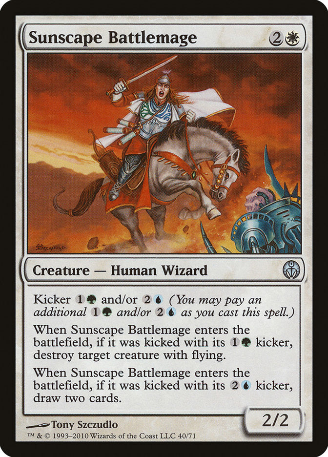 Sunscape Battlemage [Duel Decks: Phyrexia vs. the Coalition] MTG Single Magic: The Gathering    | Red Claw Gaming