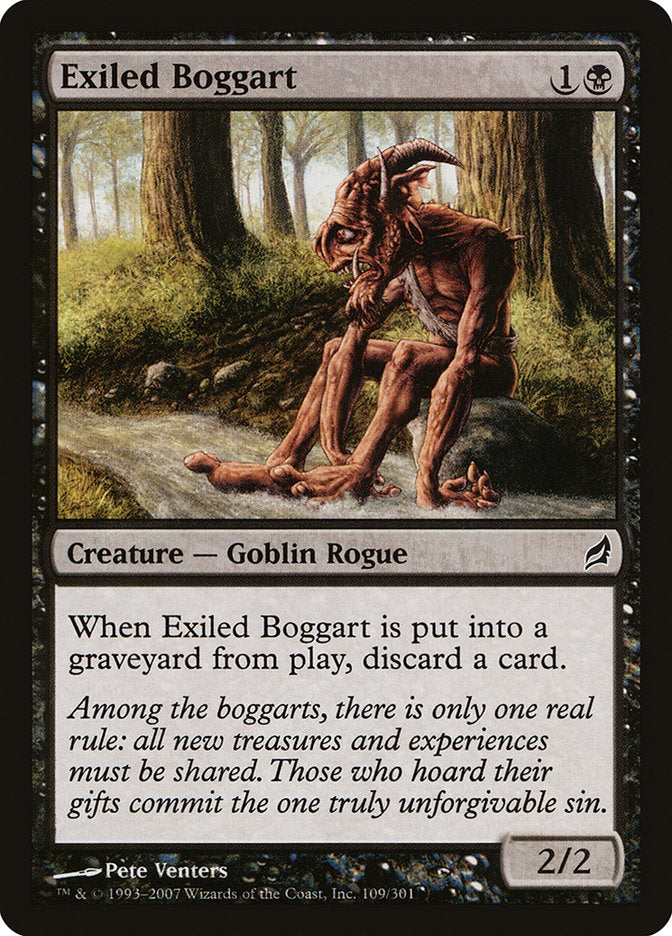 Exiled Boggart [Lorwyn] MTG Single Magic: The Gathering    | Red Claw Gaming