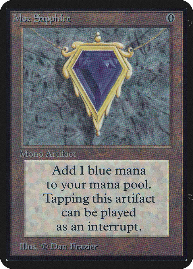 Mox Sapphire [Alpha Edition] MTG Single Magic: The Gathering    | Red Claw Gaming