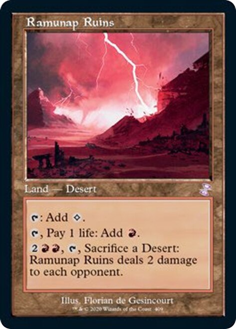 Ramunap Ruins (Timeshifted) [Time Spiral Remastered] MTG Single Magic: The Gathering    | Red Claw Gaming