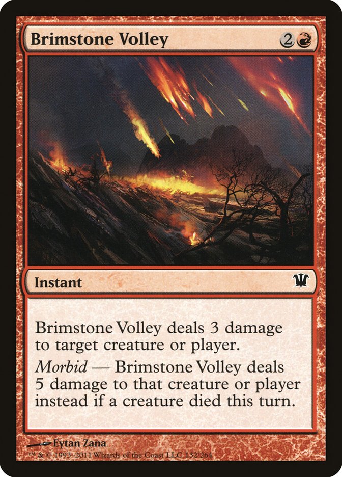 Brimstone Volley [Innistrad] MTG Single Magic: The Gathering    | Red Claw Gaming