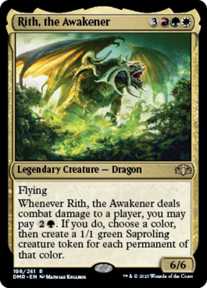 Rith, the Awakener [Dominaria Remastered] MTG Single Magic: The Gathering    | Red Claw Gaming