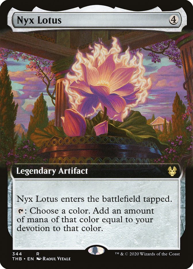 Nyx Lotus (Extended Art) [Theros Beyond Death] MTG Single Magic: The Gathering    | Red Claw Gaming