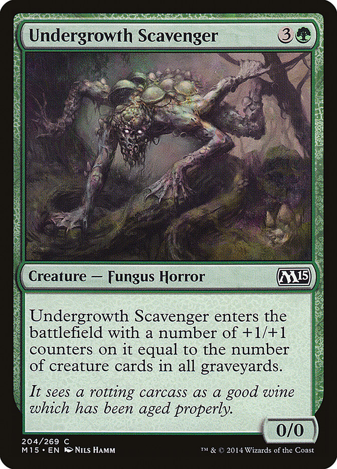 Undergrowth Scavenger [Magic 2015] MTG Single Magic: The Gathering    | Red Claw Gaming