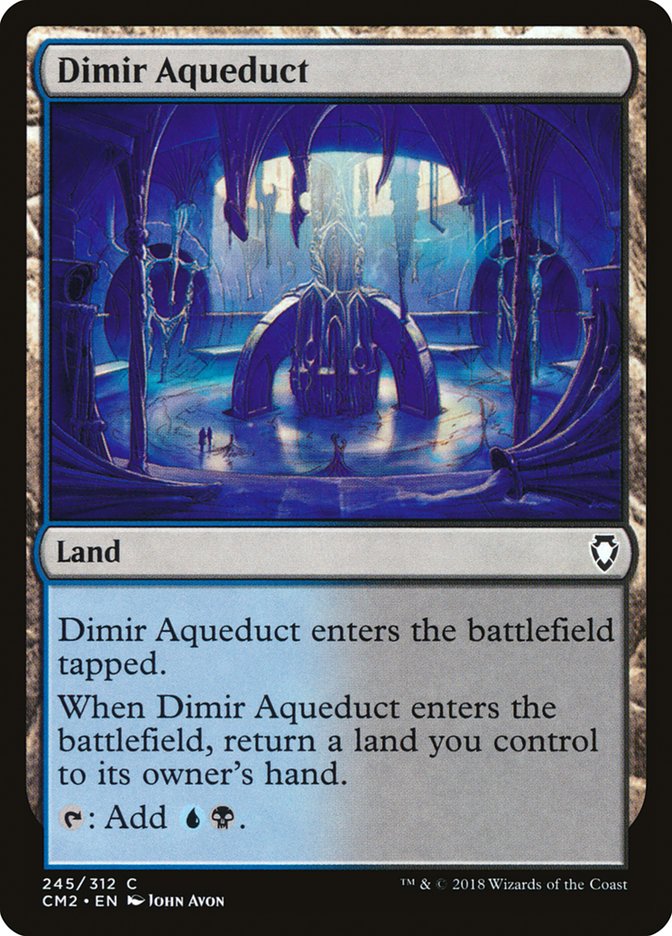 Dimir Aqueduct [Commander Anthology Volume II] MTG Single Magic: The Gathering    | Red Claw Gaming