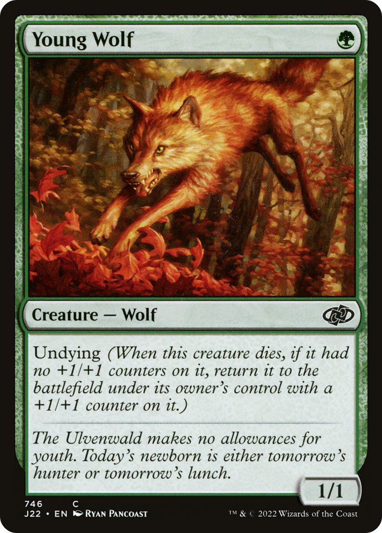 Young Wolf [Jumpstart 2022] MTG Single Magic: The Gathering    | Red Claw Gaming