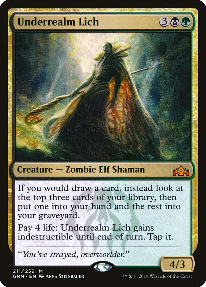 Underrealm Lich [Guilds of Ravnica] MTG Single Magic: The Gathering    | Red Claw Gaming