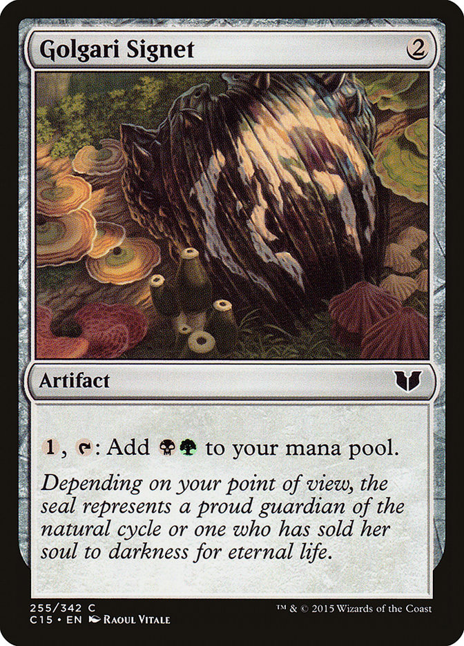 Golgari Signet [Commander 2015] MTG Single Magic: The Gathering    | Red Claw Gaming