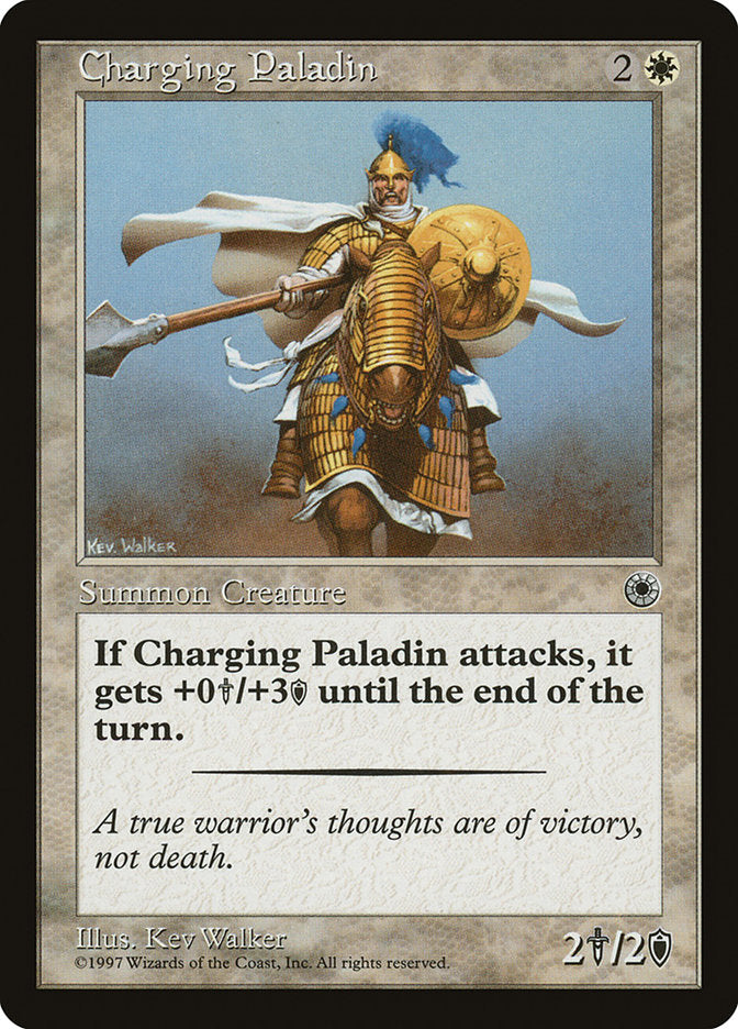 Charging Paladin [Portal] MTG Single Magic: The Gathering    | Red Claw Gaming
