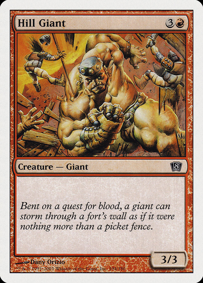 Hill Giant [Eighth Edition] MTG Single Magic: The Gathering    | Red Claw Gaming